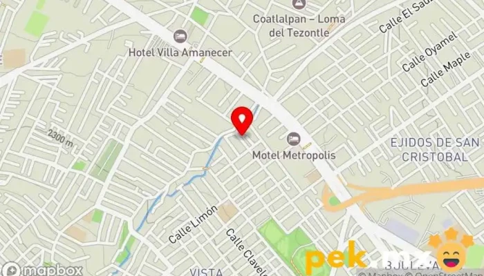 mapa de IEVAM S.A. de C.V. Servicio de instalación eléctrica en Ecatepec de Morelos