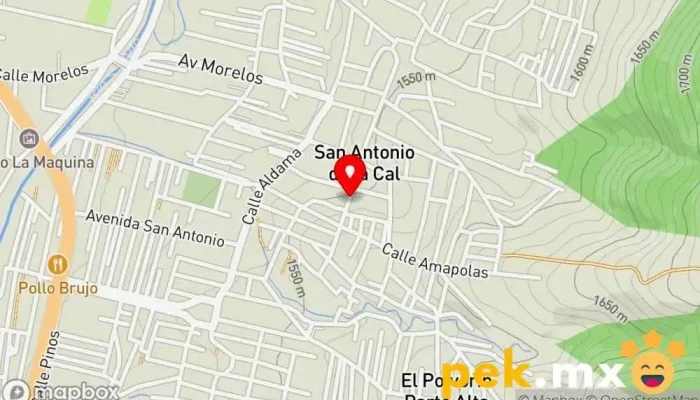 mapa de IMOSA Sistemas de Seguridad y Redes de Comunicación Proveedor de sistemas de seguridad, Televisión de circuito cerrado, Tienda de accesorios informáticos, Servicio de reparación de ordenadores, Servicio de seguridad informática, Servicio de instalación eléctrica, Electricista, Proveedor de servicios de tel en San Antonio de la Cal