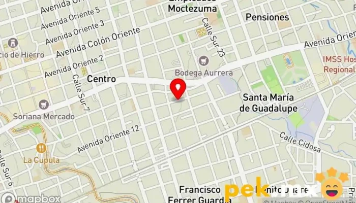 mapa de IMPS Servicio de instalación eléctrica en Orizaba