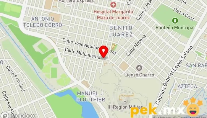 mapa de INDUSTRIAL ELÉCTRICA DEL PACIFICO Fabricante de artículos electrónicos en Mazatlán