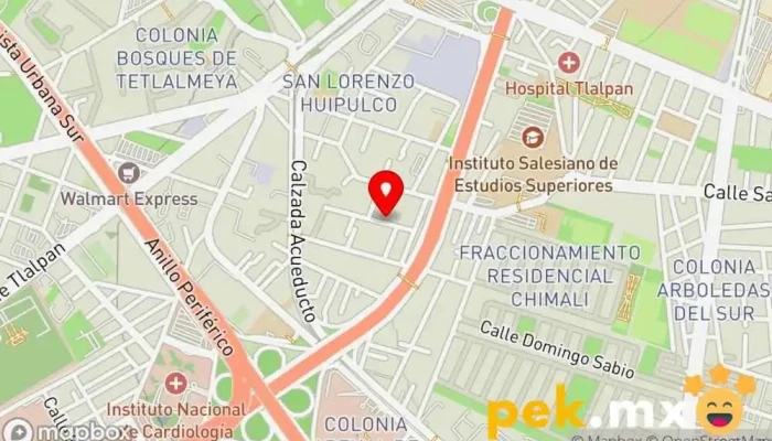 mapa de Ingeniería Electromecánica y Construcciones GUMA Servicio de instalación eléctrica en Tlalpan, Ciudad de México
