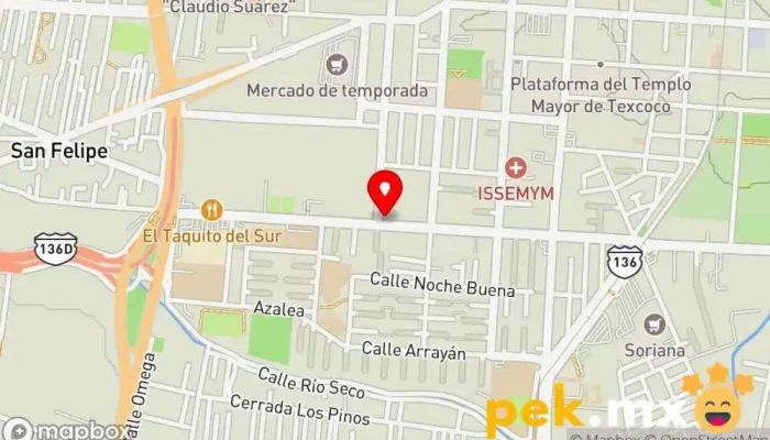mapa de Ingeniería Memos Eléctrica SA de CV Contratista en Texcoco de Mora