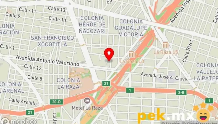 mapa de Ingenieros y Distribuidores Eléctricos S.A. de C.V. Electricista en Gustavo A. Madero, Ciudad de México