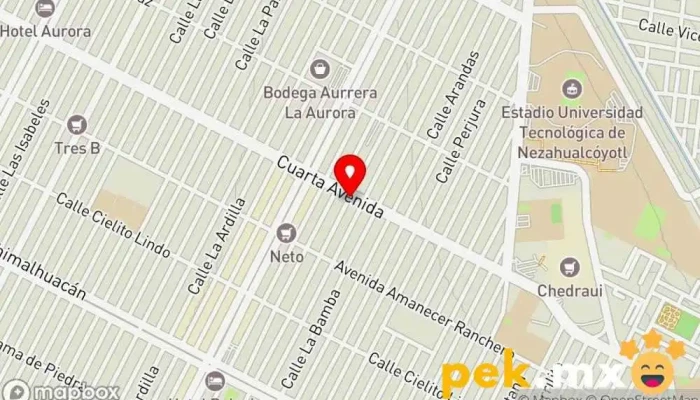 mapa de Inseleysis S.A de C.V Servicio de instalación eléctrica en Cdad. Nezahualcóyotl