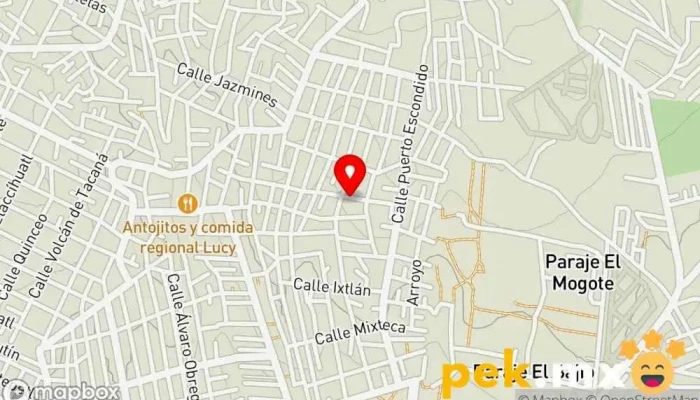 mapa de Instalaciones El Marinero Fontanero en Oaxaca de Juárez