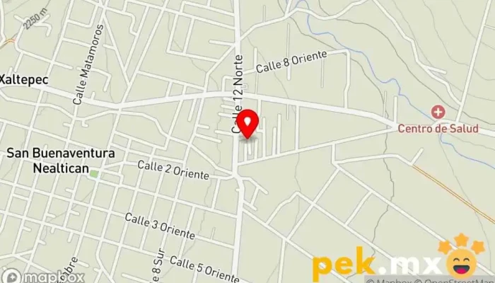 mapa de Instalaciones Electicas y Plomería Espinoza Electricista en San Buenaventura Nealtican