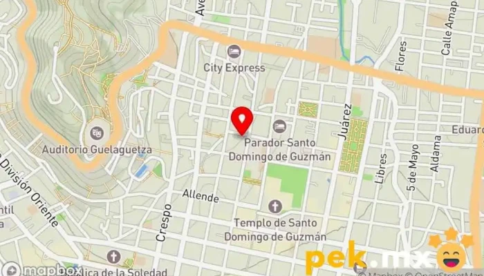 mapa de Instalaciones Eléctricas Electricista en Oaxaca de Juárez