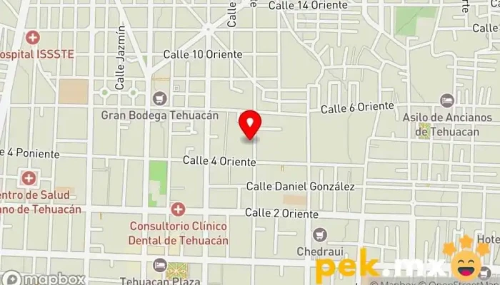 mapa de Instalaciones Eléctricas Electricista en Tehuacán