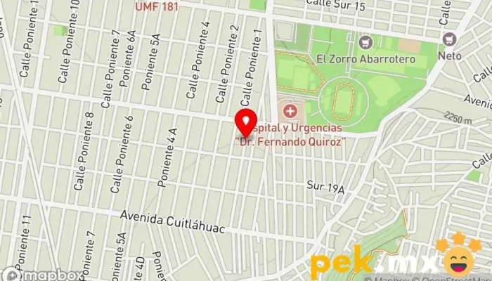 mapa de Instalaciónes eléctricas 