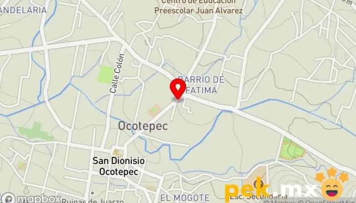 mapa de Instalaciónes eléctricas maxi cruz Santiago Empresa constructora en San Dionisio Ocotepec