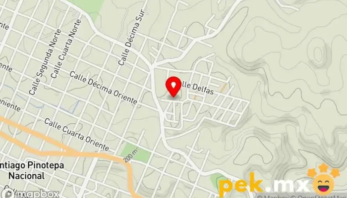 mapa de Instalaciones Eléctricas Pinotepa Electricista en Santiago Pinotepa Nacional