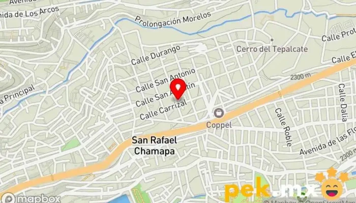 mapa de INSTALACIONES ELÉCTRICAS RESIDENCIALES Servicio de instalación eléctrica en Naucalpan de Juárez