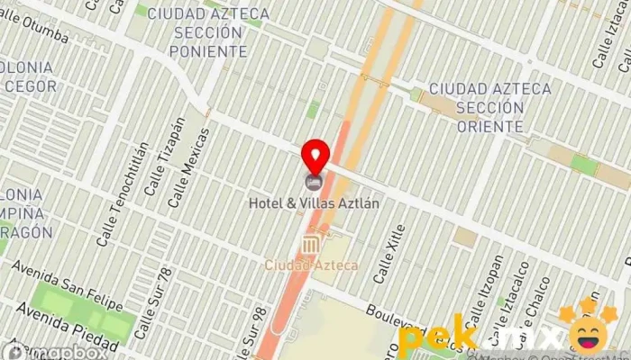 mapa de Instalaciones Eléctricas Torres Electricista en Ecatepec de Morelos