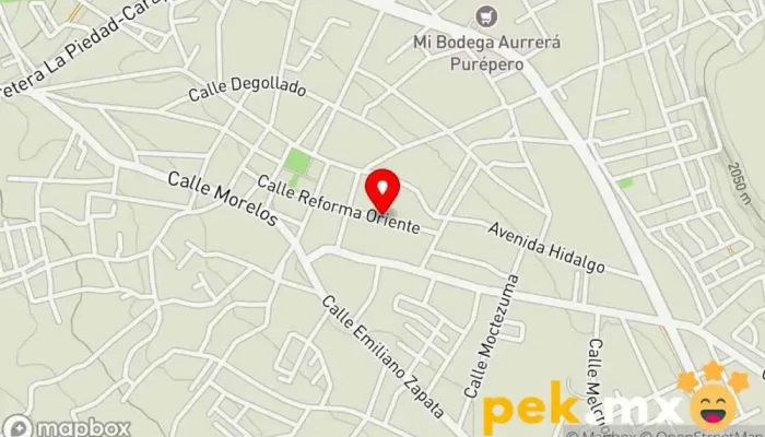 mapa de Instalaciones Eléctricas y Paneles solares Alemán Electricista en Purépero de Echáiz