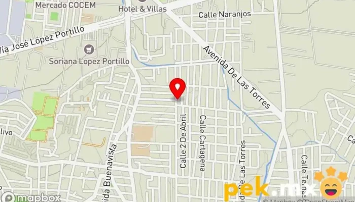 mapa de Instalaciones ir Compañía eléctrica en Tultitlán de Mariano Escobedo