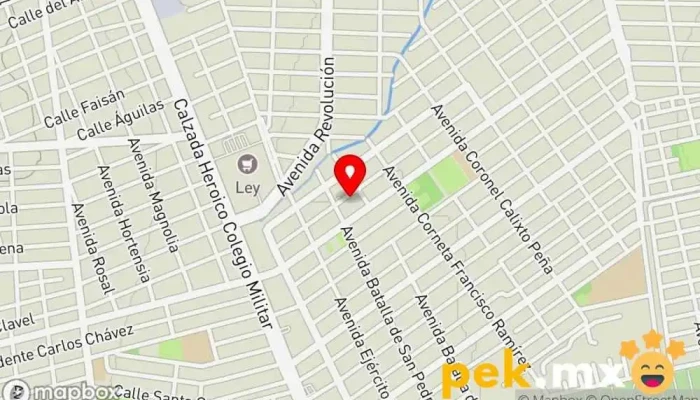 mapa de Instalaciones J.A. Aire Acondicionado Plomeria Y Electricidad Tienda de artículos para el hogar en Culiacán Rosales