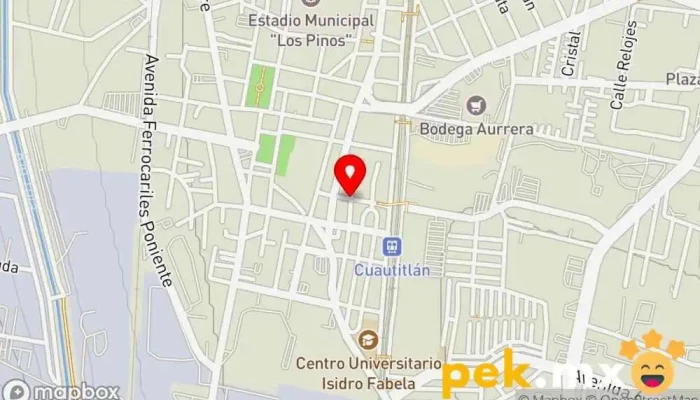 mapa de Instalaciones Vargas Fontanero en Cuautitlán Izcalli