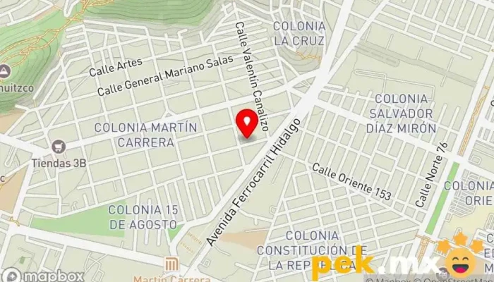 mapa de Instalaciones Y Mantenimiento Electrico Electricista en Gustavo A. Madero, Ciudad de México
