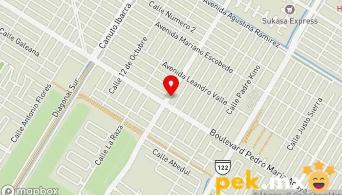 mapa de Intélico Ingeniero en Los Mochis