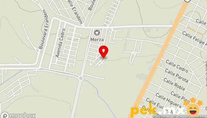mapa de IPEEA - Innovación en electricidad Servicio de instalación eléctrica en Fraccionamiento Erandeni I, II y IV