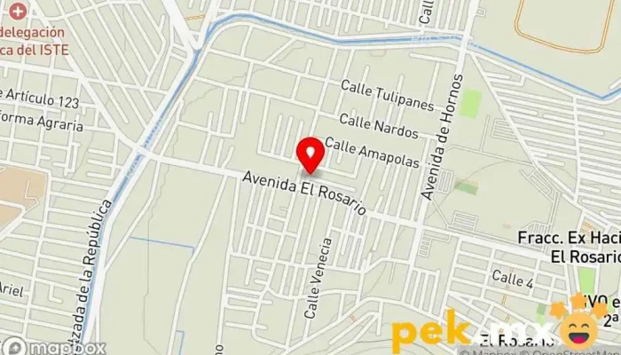 mapa de JAMACI S.A. DE C.V. Contratista de aire acondicionado en Santa Lucía del Camino