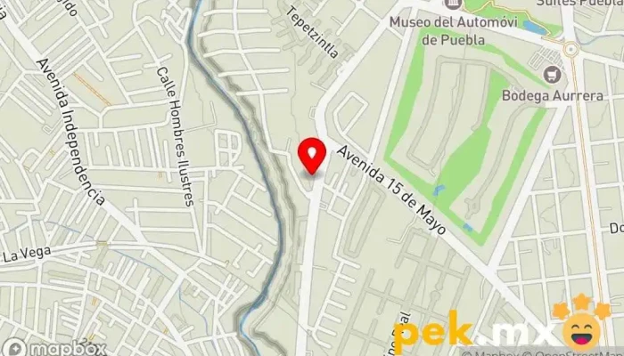 mapa de JR Ingeniería eléctrica distribuidor Weg Puebla Electricista, Tienda de motores eléctricos en Heroica Puebla de Zaragoza