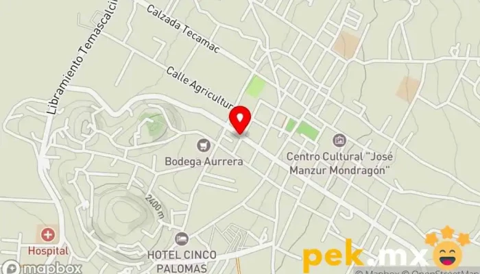 mapa de JUNTA LOCAL DE AGUA POTABLE DE TEMASCALCINGO Servicio de gestión de aguas residuales en Temascalcingo de José María Velasco