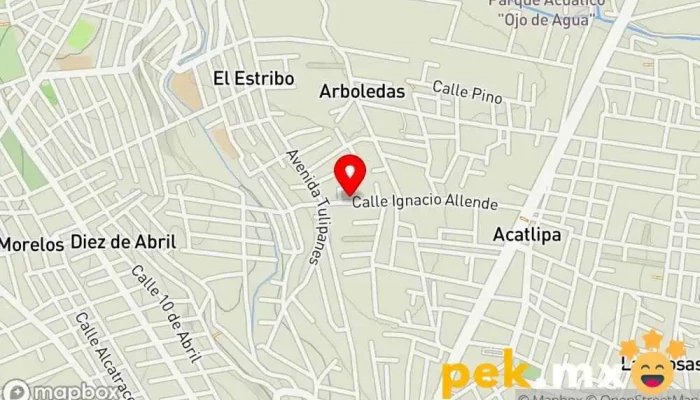 mapa de kalelectric Electricista en Temixco