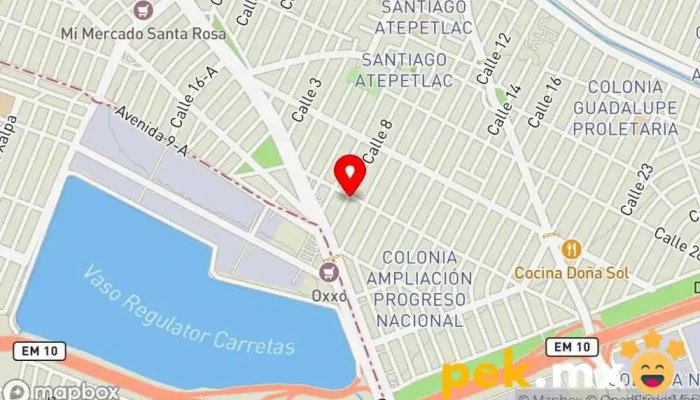 mapa de La Herradura Tienda de herramientas, Electricista, Cuarto de herramientas en Gustavo A. Madero, Ciudad de México