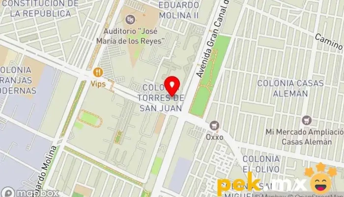 mapa de LAF Ingeniería 2 Asesor en ingeniería, Servicio de instalación eléctrica en Gustavo A. Madero, Ciudad de México
