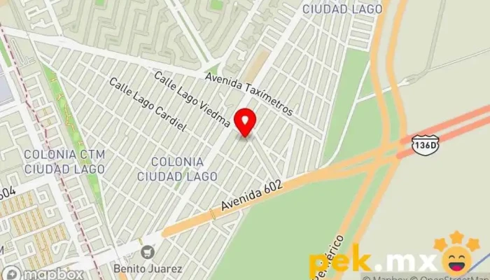 mapa de LH PROYECTOS E INSTALACIONES Servicio de instalación eléctrica en Cdad. Nezahualcóyotl