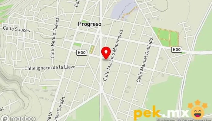mapa de Luz y Fuerza del Centro Electricista en Mixquiahuala de Juárez
