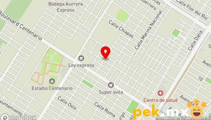 mapa de Maarfel Electric Compañía eléctrica en Los Mochis