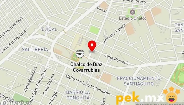 mapa de MACSA Instalaciones Eléctricas Electricista en Chalco de Díaz Covarrubias