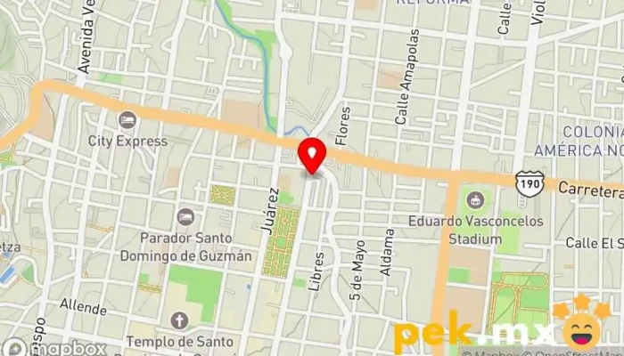 mapa de Maic Mantenimiento Oaxaca Servicio de limpieza de piscinas, Piscina, Contratista de piscinas, Servicio de mantenimiento de piscinas, Tienda de artículos para piscinas en Oaxaca de Juárez