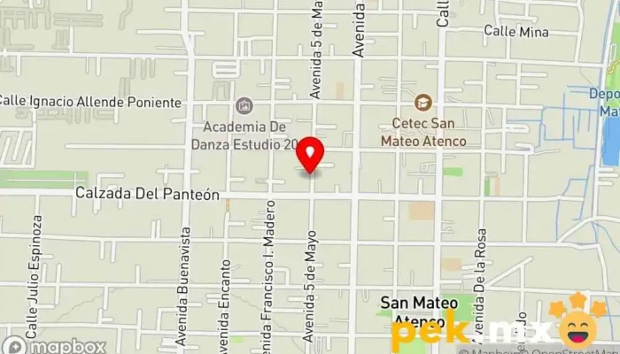mapa de Maida Technoinovacion Tienda de electrónica, Taller de reparación de motores eléctricos, Servicio de instalación eléctrica en San Mateo Atenco