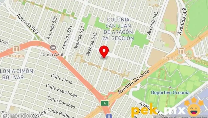mapa de Mantenimiento Alfaro Servicio de instalación eléctrica, Contratista de aire acondicionado en Gustavo A. Madero, Ciudad de México