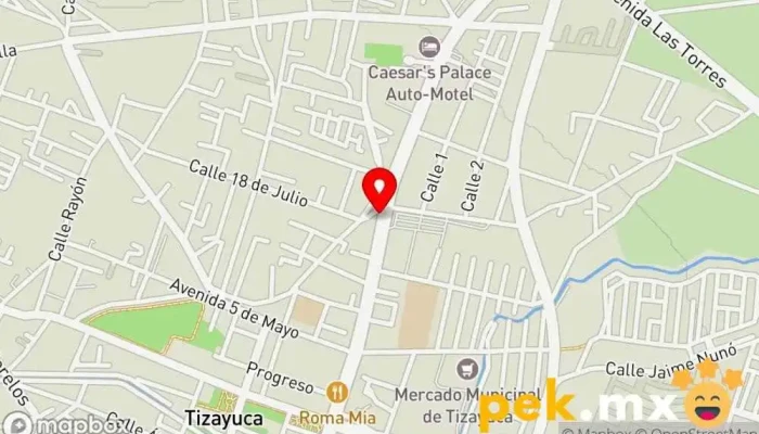 mapa de Mantenimiento Eléctrico Industrial Electricista en Tizayuca