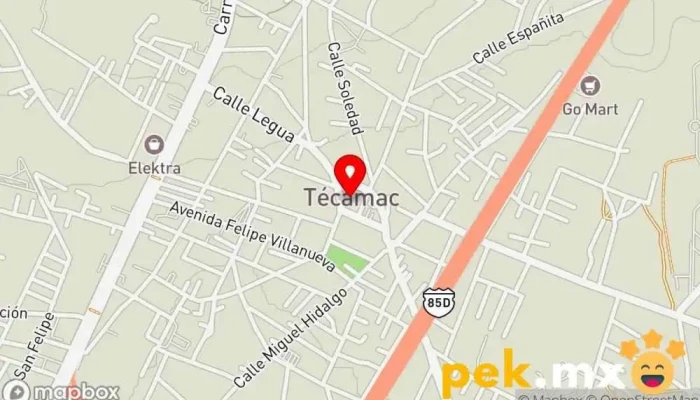 mapa de Mantenimiento Montore Ojo de agua, Tecámac y Alrededores Persona de mantenimiento en Tecámac de Felipe Villanueva