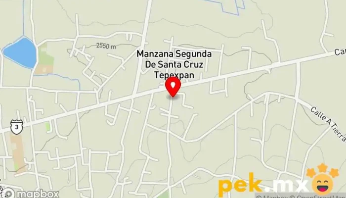 mapa de Manzana Segunda de Santa Cruz Tepexpan  en Manzana Segunda de Santa Cruz Tepexpan