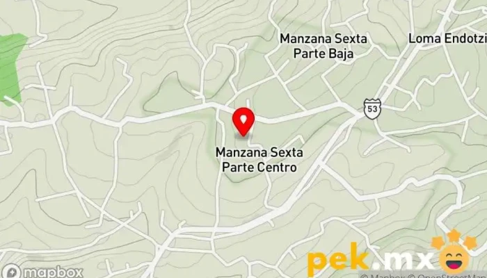 mapa de Manzana Sexta  en Manzana Sexta