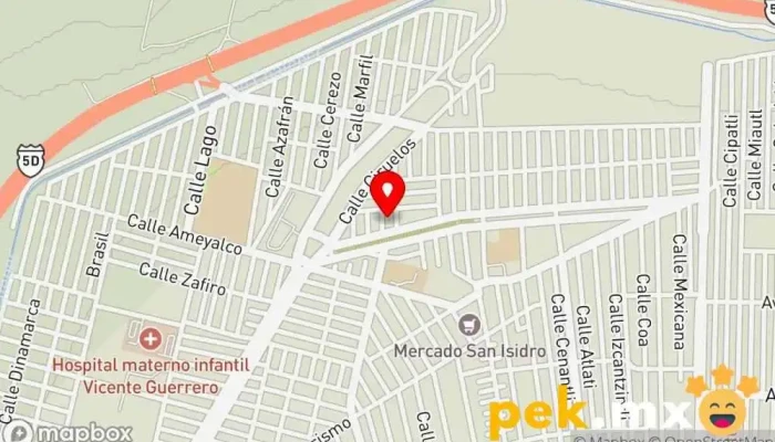 mapa de MasterLed Electricista, Tienda de iluminación en Chimalhuacán