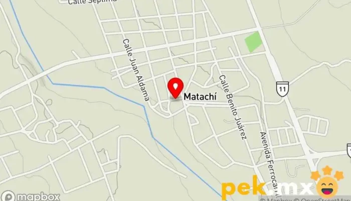 mapa de Matachí  en Chihuahua