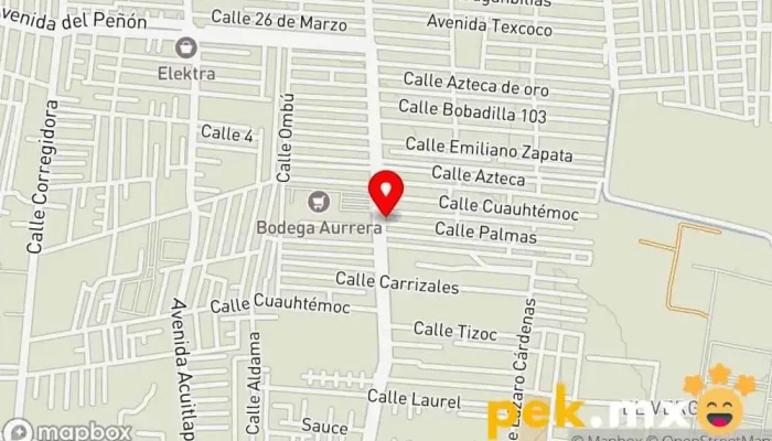 mapa de Material Electrico Perez Ferretería, Comercio en Chimalhuacán