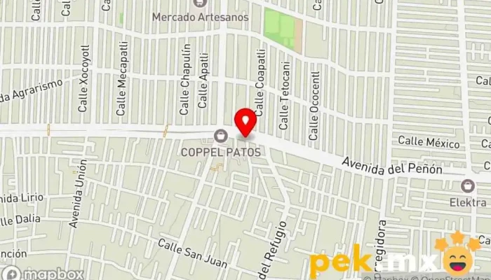 mapa de MATERIAL ELECTRICO Y PLOMERIA PEREZ Electricista en Chimalhuacán