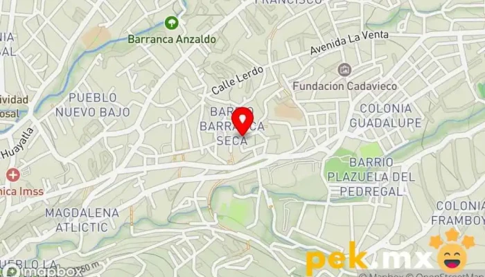 mapa de Materiales eléctricos Electricista en La Magdalena Contreras, Ciudad de México