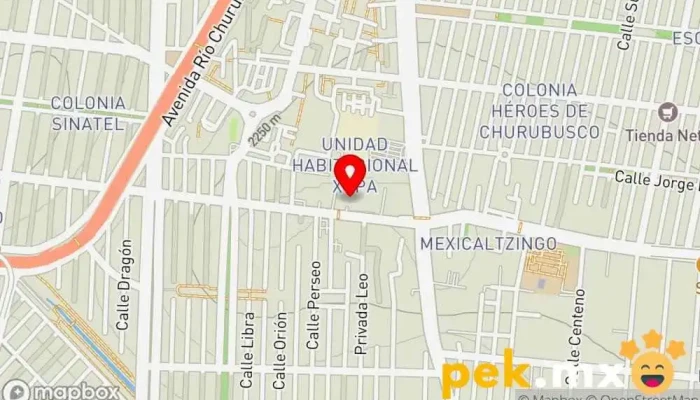 mapa de MATERIALES ELECTRICOS NECAXA Tienda de electricidad en Iztapalapa, Ciudad de México