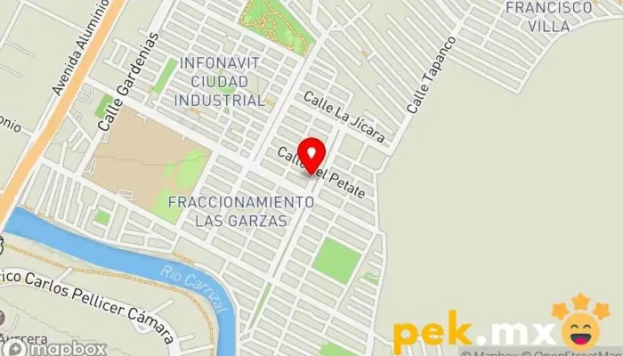 mapa de Mazariegos Cerrajero en Villahermosa