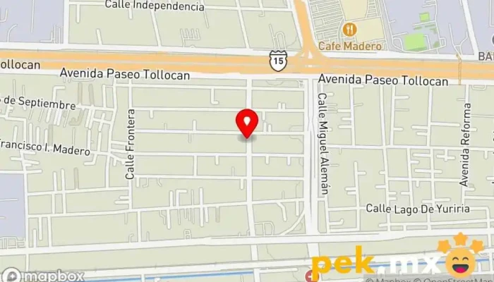 mapa de Megaelectric Toluca Tienda de electricidad en San Mateo Atenco