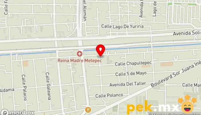 mapa de Mevi bodega Toluca  en San Mateo Atenco